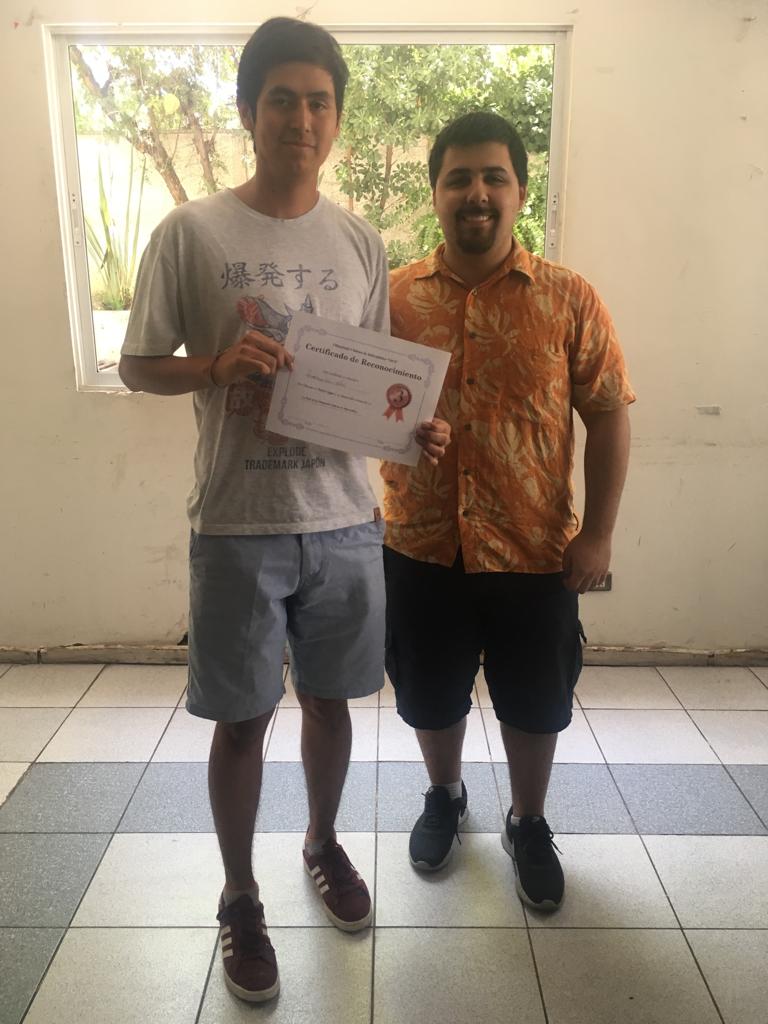Mauricio Cari, tercer lugar.