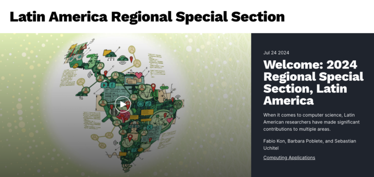 Especial regional de Communications of the ACM reconoce el trabajo de investigadores IMFD