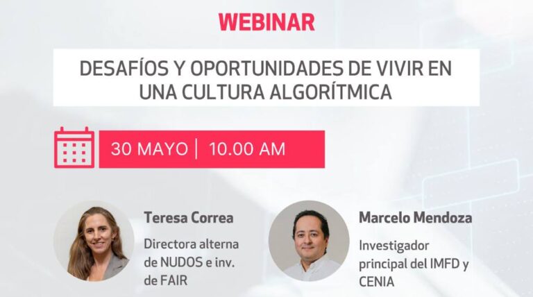 Webinar: Desafíos y oportunidades de vivir en una cultura algorítmica